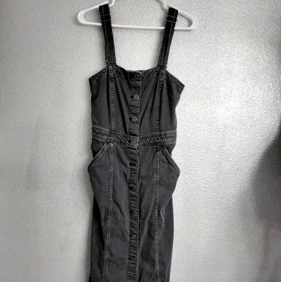 Levi's Denim Oral Midi Dress   Size XS - Picture 1 of 5